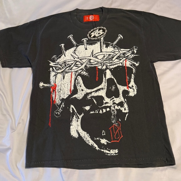 *Rare* Evil Vice Exclusive Red Tag ‘Beware’ Tee size Medium - Picture 1 of 7